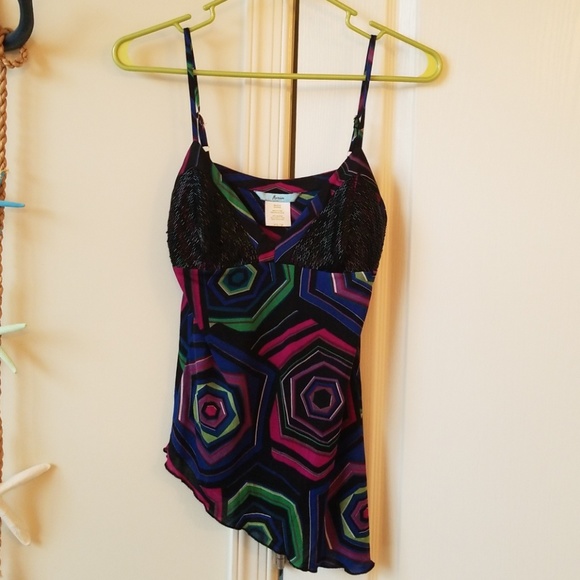 Marciano Beaded Top,  SZ XS - Picture 2 of 5